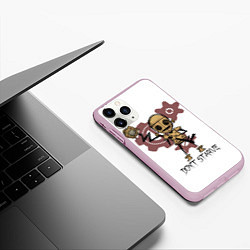 Чехол iPhone 11 Pro матовый Don't Starve: WX-78, цвет: 3D-розовый — фото 2