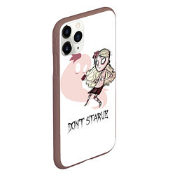 Чехол iPhone 11 Pro матовый Don't Starve: Wendy, цвет: 3D-коричневый — фото 2