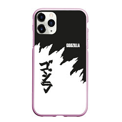 Чехол iPhone 11 Pro матовый Godzilla: Light Style, цвет: 3D-розовый