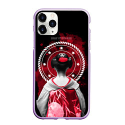 Чехол iPhone 11 Pro матовый Kimono Geisha, цвет: 3D-сиреневый