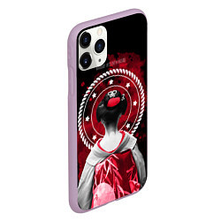 Чехол iPhone 11 Pro матовый Kimono Geisha, цвет: 3D-сиреневый — фото 2