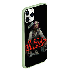 Чехол iPhone 11 Pro матовый Lil Pump, цвет: 3D-салатовый — фото 2