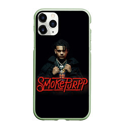 Чехол iPhone 11 Pro матовый Smokepurpp, цвет: 3D-салатовый