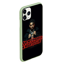 Чехол iPhone 11 Pro матовый Smokepurpp, цвет: 3D-салатовый — фото 2