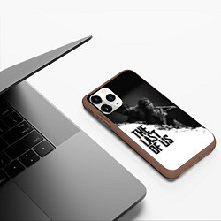 Чехол iPhone 11 Pro матовый The Last of Us: White & Black, цвет: 3D-коричневый — фото 2