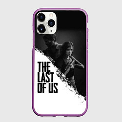 Чехол iPhone 11 Pro матовый The Last of Us: White & Black, цвет: 3D-фиолетовый