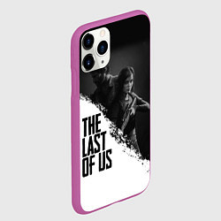 Чехол iPhone 11 Pro матовый The Last of Us: White & Black, цвет: 3D-фиолетовый — фото 2