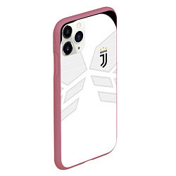 Чехол iPhone 11 Pro матовый JUVENTUS SPORT, цвет: 3D-малиновый — фото 2