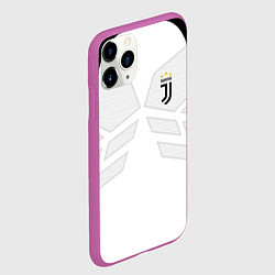 Чехол iPhone 11 Pro матовый JUVENTUS SPORT, цвет: 3D-фиолетовый — фото 2