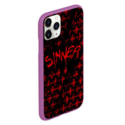 Чехол iPhone 11 Pro матовый Far Cry 5: Sinner, цвет: 3D-фиолетовый — фото 2