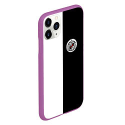 Чехол iPhone 11 Pro матовый Monokuma School, цвет: 3D-фиолетовый — фото 2