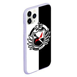 Чехол iPhone 11 Pro матовый MONOKUMA SCHOOL, цвет: 3D-светло-сиреневый — фото 2