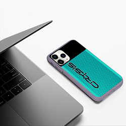 Чехол iPhone 11 Pro матовый Crysis Kinetic, цвет: 3D-серый — фото 2