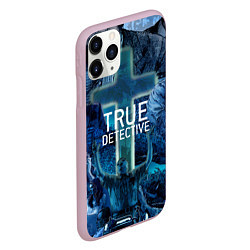 Чехол iPhone 11 Pro матовый True Detective: Religion, цвет: 3D-розовый — фото 2