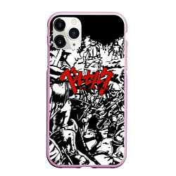 Чехол iPhone 11 Pro матовый Berserk Stories, цвет: 3D-розовый