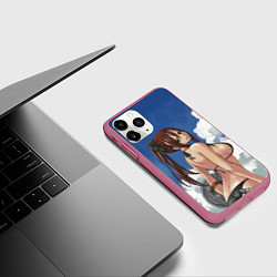Чехол iPhone 11 Pro матовый Fairy Tail, цвет: 3D-малиновый — фото 2