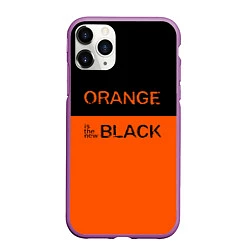 Чехол iPhone 11 Pro матовый Orange Is the New Black, цвет: 3D-фиолетовый