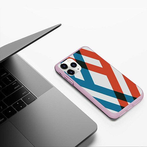 Чехол iPhone 11 Pro матовый Darling in the Franxx / 3D-Розовый – фото 3