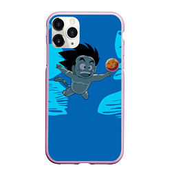 Чехол iPhone 11 Pro матовый Smells Like: Dragon Ball Z, цвет: 3D-розовый