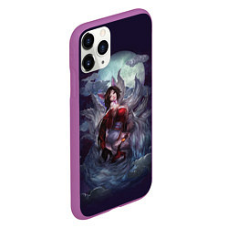 Чехол iPhone 11 Pro матовый Ahri the Nine-Tailed Fox, цвет: 3D-фиолетовый — фото 2
