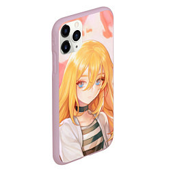 Чехол iPhone 11 Pro матовый Satsuriku no Tenshi, цвет: 3D-розовый — фото 2