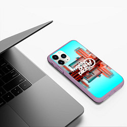 Чехол iPhone 11 Pro матовый 21 Pilots: Mirror City, цвет: 3D-сиреневый — фото 2