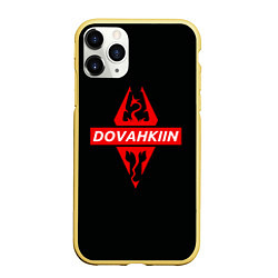 Чехол iPhone 11 Pro матовый TES: Dovahkin
