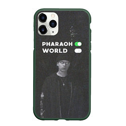 Чехол iPhone 11 Pro матовый Pharaon On, World Off, цвет: 3D-темно-зеленый