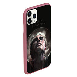 Чехол iPhone 11 Pro матовый Death Stranding: Mads Mikkelsen, цвет: 3D-малиновый — фото 2