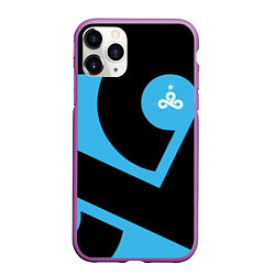 Чехол iPhone 11 Pro матовый CS:GO - Cloud9 the form 2018-2019, цвет: 3D-фиолетовый