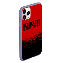 Чехол iPhone 11 Pro матовый Red Dead Redemption II, цвет: 3D-серый — фото 2