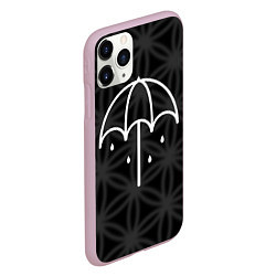 Чехол iPhone 11 Pro матовый BMTH Umbrella, цвет: 3D-розовый — фото 2