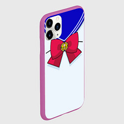 Чехол iPhone 11 Pro матовый Девочка-матроска, цвет: 3D-фиолетовый — фото 2