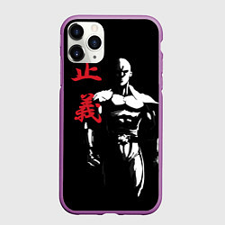 Чехол iPhone 11 Pro матовый Ok Hero, цвет: 3D-фиолетовый