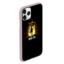 Чехол iPhone 11 Pro матовый Disenchantment: Do it, цвет: 3D-розовый — фото 2