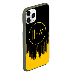 Чехол iPhone 11 Pro матовый 21 Pilots: Black Side, цвет: 3D-темно-зеленый — фото 2