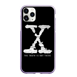 Чехол iPhone 11 Pro матовый The Truth Is Out There, цвет: 3D-светло-сиреневый