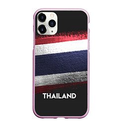 Чехол iPhone 11 Pro матовый Thailand Style, цвет: 3D-розовый