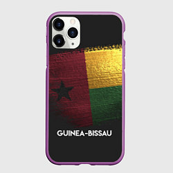 Чехол iPhone 11 Pro матовый Guinea-Bissau Style, цвет: 3D-фиолетовый