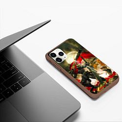 Чехол iPhone 11 Pro матовый Momonga Narberal Gamma, цвет: 3D-коричневый — фото 2