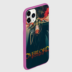 Чехол iPhone 11 Pro матовый Momonga Overlord, цвет: 3D-фиолетовый — фото 2