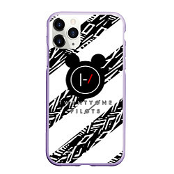 Чехол iPhone 11 Pro матовый 21 Pilots: Mickey Mouse, цвет: 3D-светло-сиреневый