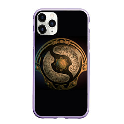 Чехол iPhone 11 Pro матовый Bronze Aegis, цвет: 3D-светло-сиреневый