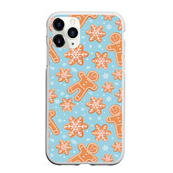 Чехол iPhone 11 Pro матовый Xmas Cookies, цвет: 3D-белый