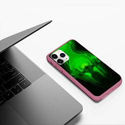 Чехол iPhone 11 Pro матовый Демон легиона, цвет: 3D-малиновый — фото 2