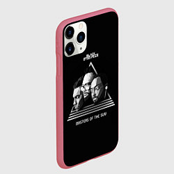 Чехол iPhone 11 Pro матовый The Black Eyed Peas, цвет: 3D-малиновый — фото 2