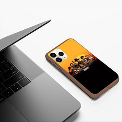 Чехол iPhone 11 Pro матовый RDR 2: Team, цвет: 3D-коричневый — фото 2