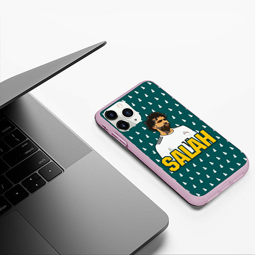 Чехол iPhone 11 Pro матовый Salah Style / 3D-Розовый – фото 3