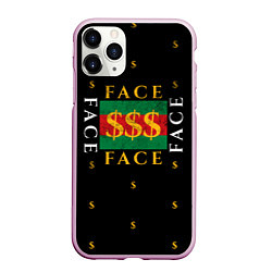 Чехол iPhone 11 Pro матовый FACE GG Style, цвет: 3D-розовый