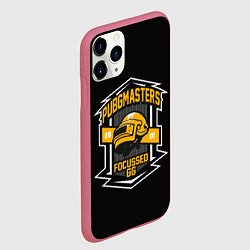 Чехол iPhone 11 Pro матовый PUBG: Focussed 66, цвет: 3D-малиновый — фото 2